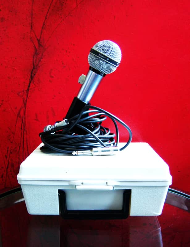 Vintage RARE 1970's Shure PE585SV / 585SAV / 585SA dynamic cardioid microphone Hi Z harp mic w accessories James Cotton image 1