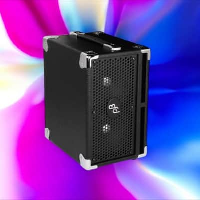 Phil Jones C2 Compact 2 200-Watt 2x5" Bass Speaker Cabinet 2020s - Black image 1