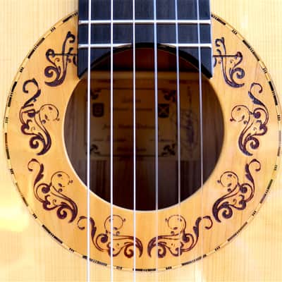 Juan Montes Rodriguez flamenco guitar 2019 olive ash and spruce image 3