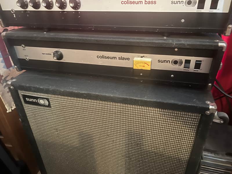 Sunn Coliseum Slave Bass amp 1970-72 - Black Tolex image 1
