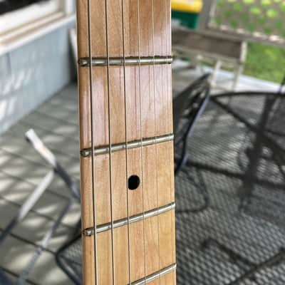 EARLY 6 digit 1978 Peavey T-60 with Maple Fretboard Natural finish with cool NOHSC image 8