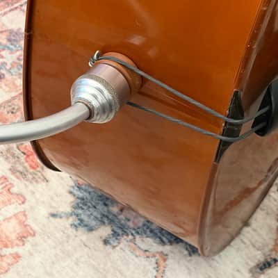 Vintage Reghin Romania 3/4 Upright Bass c. 1950s, Well Set Up + Bag/Pickup/Stand image 11
