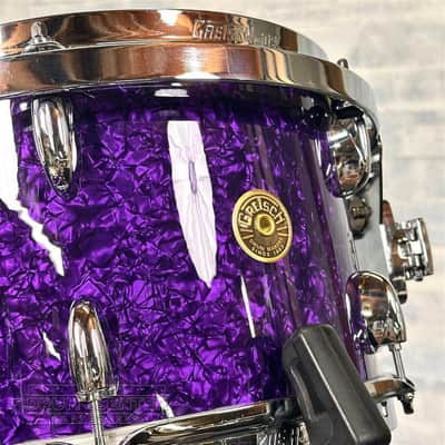 Gretsch Broadkaster 3pc Drum Set 22/12/16 Purple Marine Pearl image 4