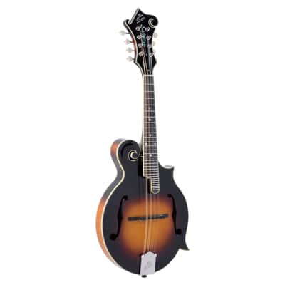 The Loar LM-600E-VS Acoustic Electric Hand Carved Solid F-Style Mandolin w/Case image 6