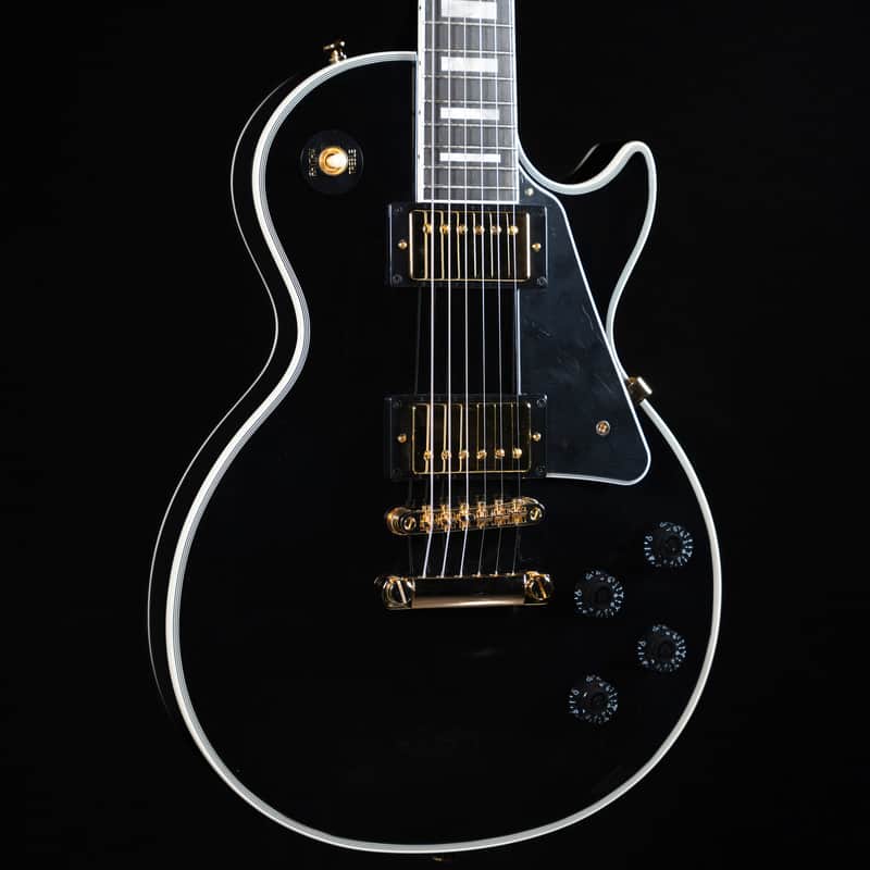 Epiphone Inspired By Gibson Custom Les Paul Custom - Ebony #4680 image 1