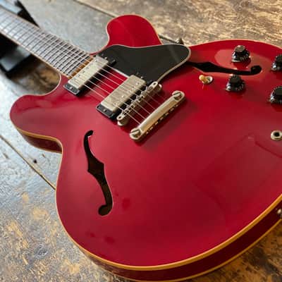 Gibson Vintage 1996 ES 335 Dot Figured Cherry Red w/ Orig. HSC image 6