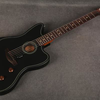 Fender Acoustasonic Standard Jazzmaster - Black - 2nd Hand image 10