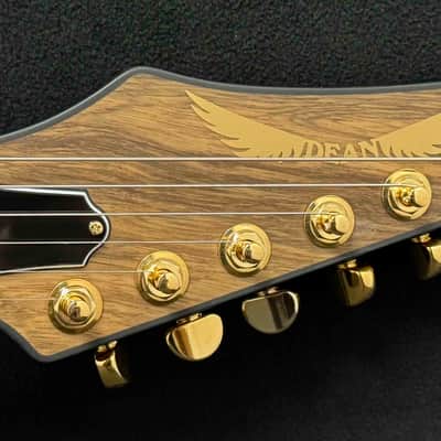 Dean Guitars - USA -ML - Custom - Black Limba Oil Finish (Korina) - Seymour Duncan Jazz & Jeff Beck / with Black Pickup Rings - Slim D Neck Profile - Reverse 6 Inline Headstock - Jumbo Jeskar Frets - Gold Hardware - w/OHSC - Call for Best Price !!! image 13