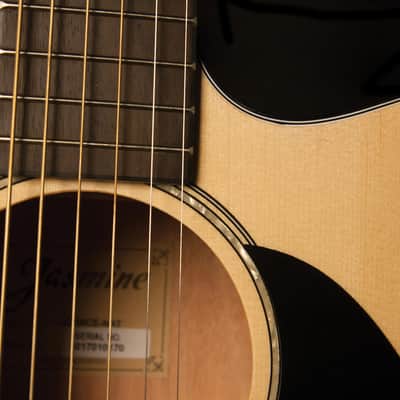 Jasmine JD39CE-NAT Dreadnought Acoustic Electric Guitar - Natural Finish (JD39CE-NAT-U) image 7