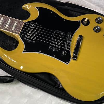 NEW ! Gibson SG Standard TV Yellow Finish - Original Gibson Leather Gig Bag - Authorized Dealer - Only 6.8 lbs - G07276 image 6