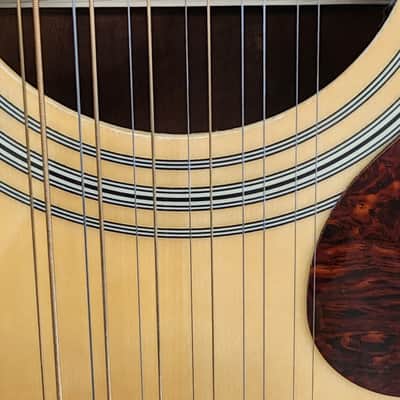 Epiphone DR-212 2000s - Natural wood finish image 2