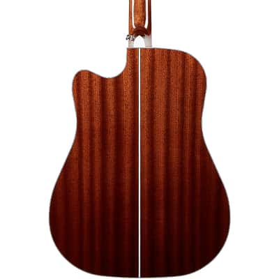 D'Angelico Premier Bowery Dreadnought Acoustic-Electric Guitar Regular Natural image 2