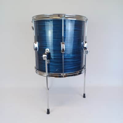 Pearl Apollo 20,12,14 Drum Set Blue Ripple 3Ply MIJ Japan Bass Kick/Tom/Floor60s image 8