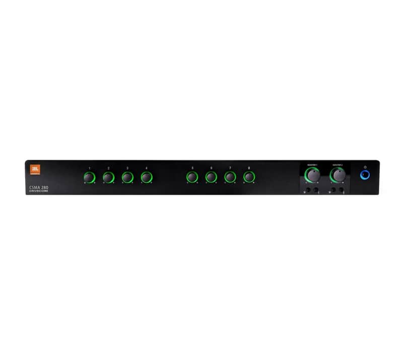 JBL CSMA 280 Drivecore 8-Input Commercial Series Mixer / Amplifier image 1