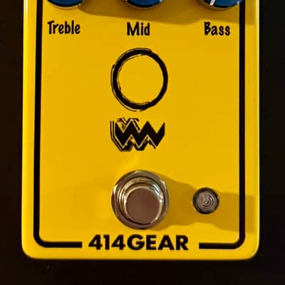 PedalPCB Angry Charlie Clone – Yellow Powder Coat – Marshall-in-a-Box Distortion Clipping LED image 5