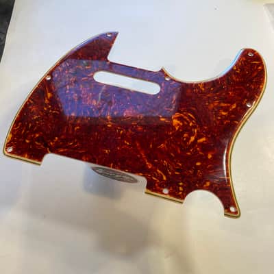 Custom Relic'd "Boots" Aged Fender 8 Hole Telecaster Pickguard Wide Bevel Celluloid Tortoiseshell image 8