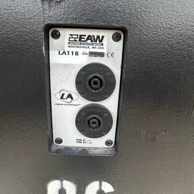 EAW LA118 18" Subwoofers – PAIR - with 2 Dollies - Tested & Working #5 & 6 image 7