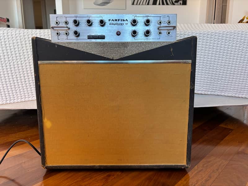 Farfisa Amplivox 18 – 1960s – Original Jensen 12" (Chicago) – Rare Italian Tube Amp image 1