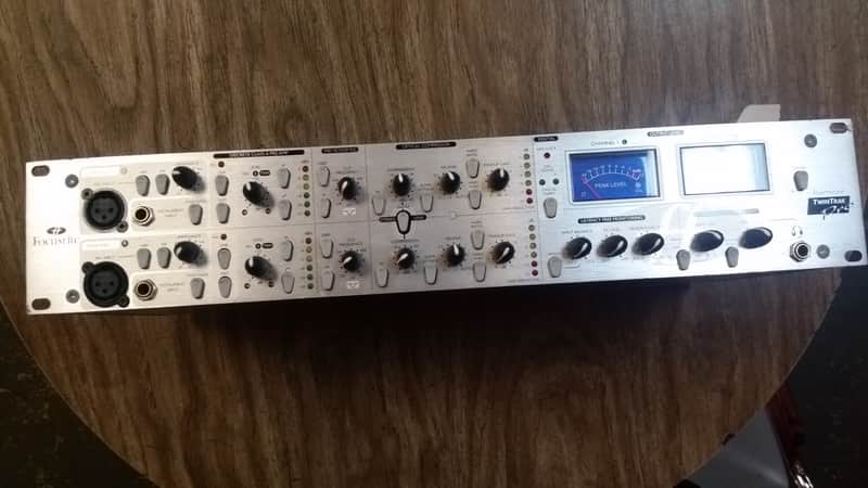 Focusrite Platinum TwinTrak Pro Dual Channel Mic Preamp Black & Gray image 1