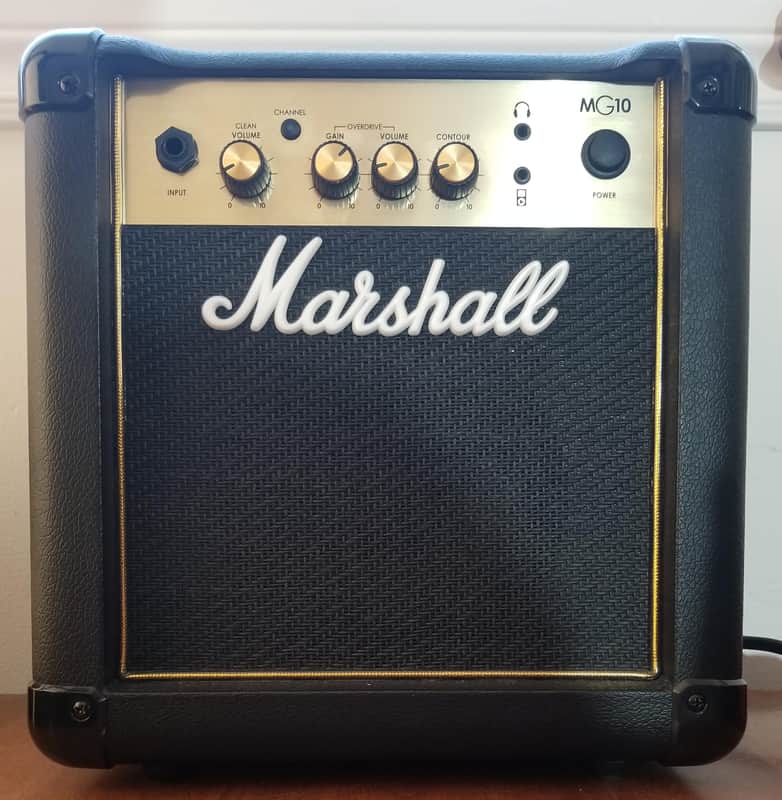 Marshall MG Gold MG10G 2-Channel 10-Watt 1x6.5" Solid State Guitar Combo 2018 - Present - Black image 1