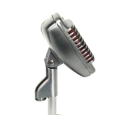 Excellent Working Vintage 1950's Shure Model 51 “Sonodyne” Dynamic Microphone with Stand & Cable-Nat King Cole Mic image 3