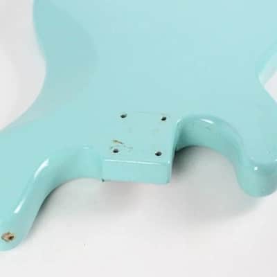 1976 Fender Precision Bass BODY Seafoam Green/Blue ~PRO Re-Fin~ Early-CBS USA 1970s image 9