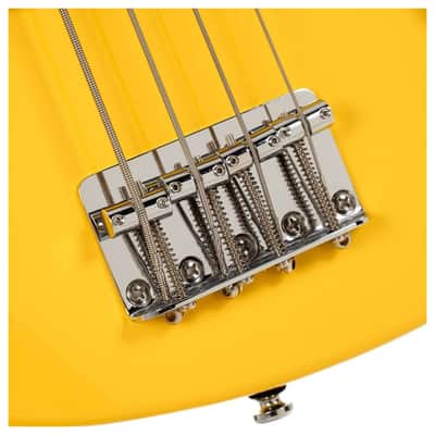 Cort GBSHORTSCALEYCB Poplar Body Roasted Maple C Shape Neck Short Scale 4-String Electric Bass Guitar w/Gig Bag image 5