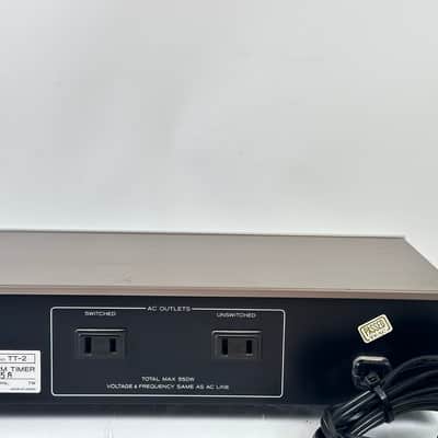 TEAC TT-2 Audio Program Timer For AV Stereo Amplifier Vintage 1980s Silver image 9