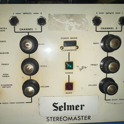 Selmer Stereomaster 100W (Dual 50W) Tube Amp Head 1965-1967 Metal Box | Fully Serviced w/ NOS GE Tubes | Syd Barrett Pink Floyd Era image 12