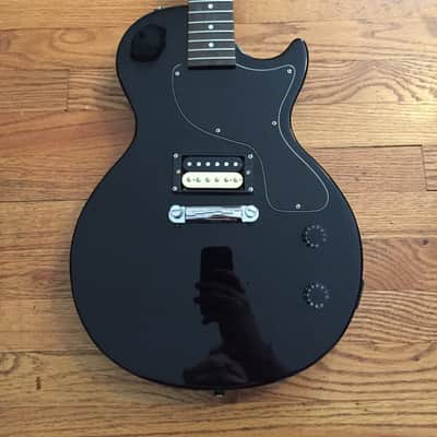 Epiphone Les Paul Junior Gloss Black Zebra Pickup image 1