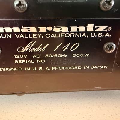 Marantz 140 and 3200 1970s Excellent Condition image 12
