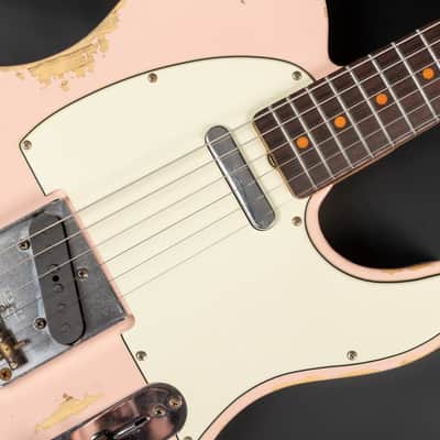 2021 Fender Custom Shop ‘67 Telecaster Heavy Relic - Shell Pink | USA Vintage 1967 CBS Ära Reissue Esche Korpus 3,23kg | CoA OHSC Bild 19