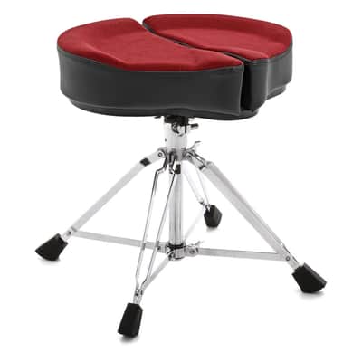 Ahead Drum Stool Throne Spinal G Four Leg, Red Cloth Top ASPG-R image 2