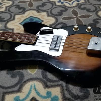 Kent 670 Electric Bass (1960s, Sunburst) image 9