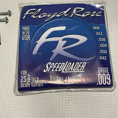 2000's Made in Germany Floyd Rose Speedloader Black Tremolo Bridge Vibrato & Arm Set w/ Strings image 2