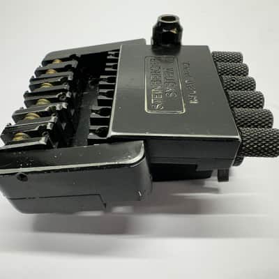 Original Vintage USA Steinberger Guitar S-Trem Tremolo Bridge 1980s Black image 5