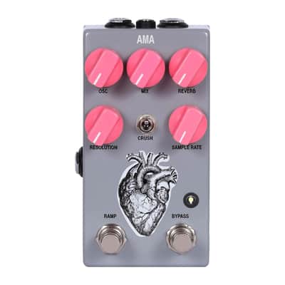 AC Noises AMA V.2 Reverb + Bit Crusher Pedal [DEMO]