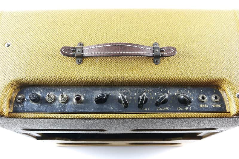 Fender Bassman 5E6-A Narrow Panel 40-Watt 4x10" Guitar Combo 1955 - 1957 image 3