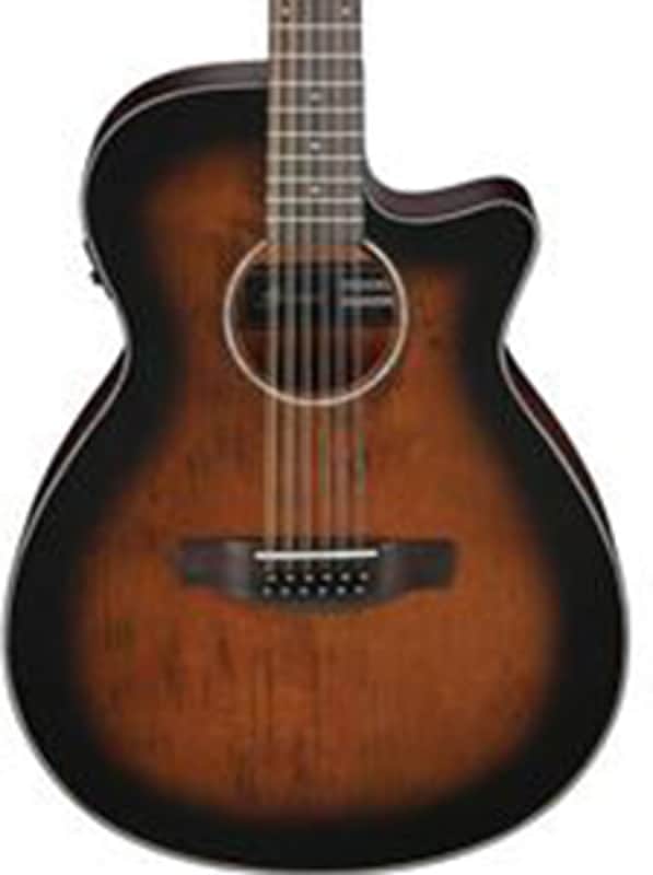 Ibanez AEG5012DVH Acoustic-Electric 12-String Guitar No Case (Dark Violin Sunburst) image 1