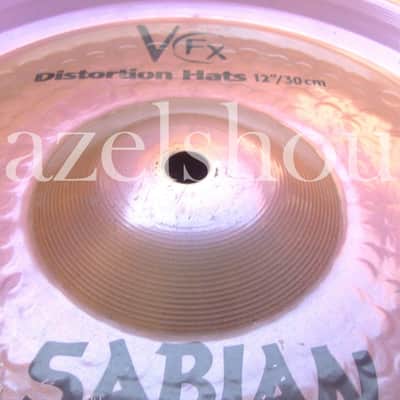 RARE Sabian Tony Verderosa VFX 12" DISTORTION HATS! 706 & 1272 Gs image 3