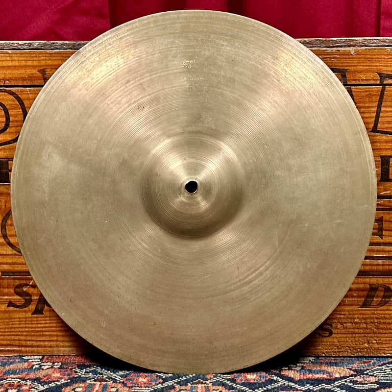 14" Zildjian A 1930s 1st / 2nd / Pre-Trans Stamp Hi-Hat Single Splash Cymbal 514g *Video* image 1