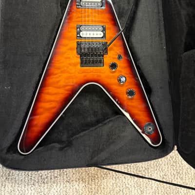 Dean V Select Floyd Quilt Maple Trans Brazilia image 2