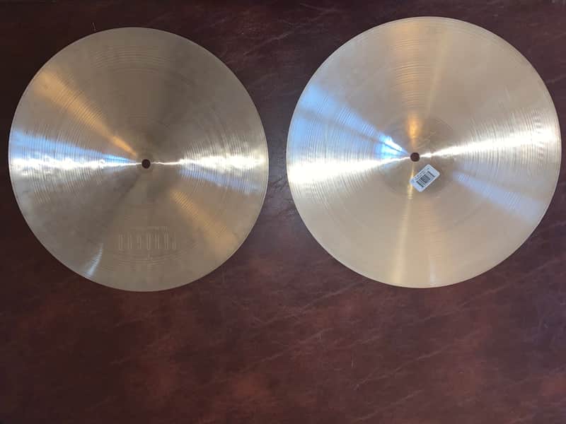 Sabian Paragon Neil Peart Cymbal Set (14"(Hi-Hats),22",16",10") & Road Runner Wheeled Case image 1