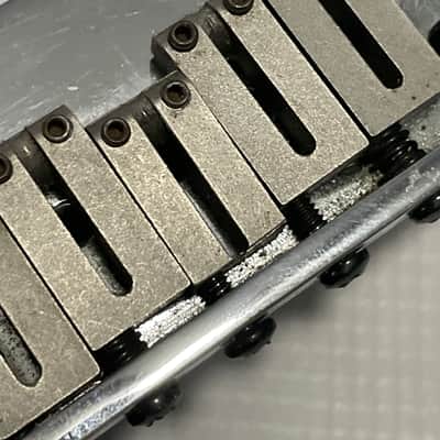 1990's Fender USA American Standard Stratocaster 2 Post Chrome Tremolo Bridge (For Parts) image 6