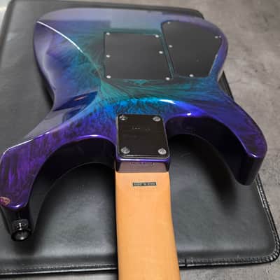 Jackson DK2M Dinky MIJ Japan Pro Series Eerie Dess Swirl DK2 M Flame Maple Neck HH Low Profile Floyd Rose Super Strat USA Seymour Duncan Pickups Fender Era MJ image 21