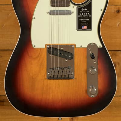 Fender American Ultra Luxe Vintage '60s Telecaster Custom - Rosewood - 3-Colour Sunburst image 1