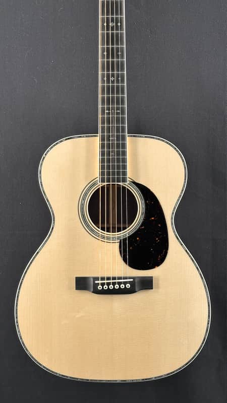 Martin Custom Shop 000 in Figured Black Walnut with Italian Alpine Spruce Top image 1