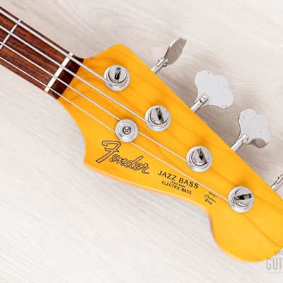 2005 Fender ‘62 Jazz Bass DiMarzio Collection JB62-110DMC Sunburst Lacquer, Japan CIJ image 4