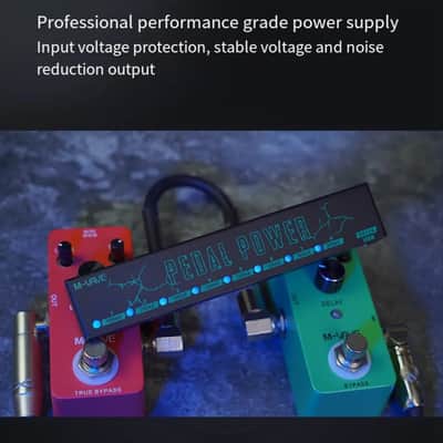 8-Isolated 9V Power Supply Pedal with Overload Protection image 2