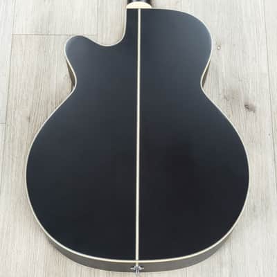 Takamine GN73CE SB NEX Cutaway Acoustic-Electric Guitar, Solid Spruce Top, Satin Black image 4